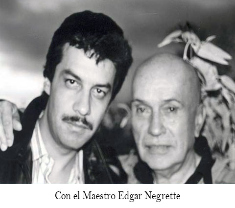 Con el Maestro Edgar Negrette