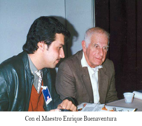 Con el Maestro Enrique Buenaventura