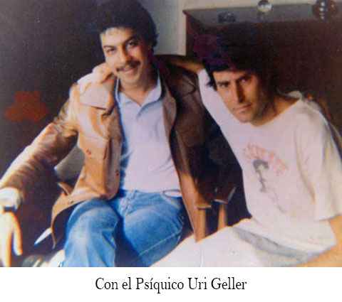 Con el Psquico Uri Gueller