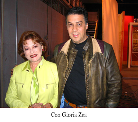 Con Gloria Zea