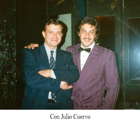 Con Julio Cuervo