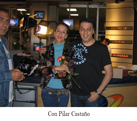 Con Pilar Castao