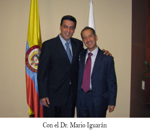 Con el Dr. Mario Iguarn
