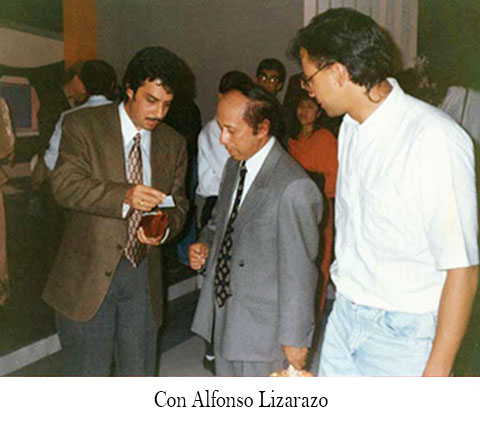 Con Alfonso Lizarazo