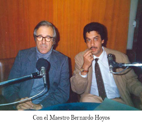 Con el Maestro Bernardo Hoyos