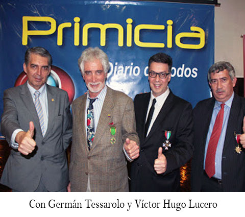 Con Germn Tessarolo y Vctor Hugo Lucero